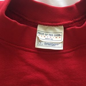Red sweatshirt